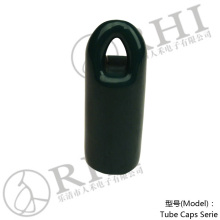 Embouts de crochet RHI 22 mm Dark Green. fermetures en pvc pour tubes, protection des raccords de tuyauterie Caps